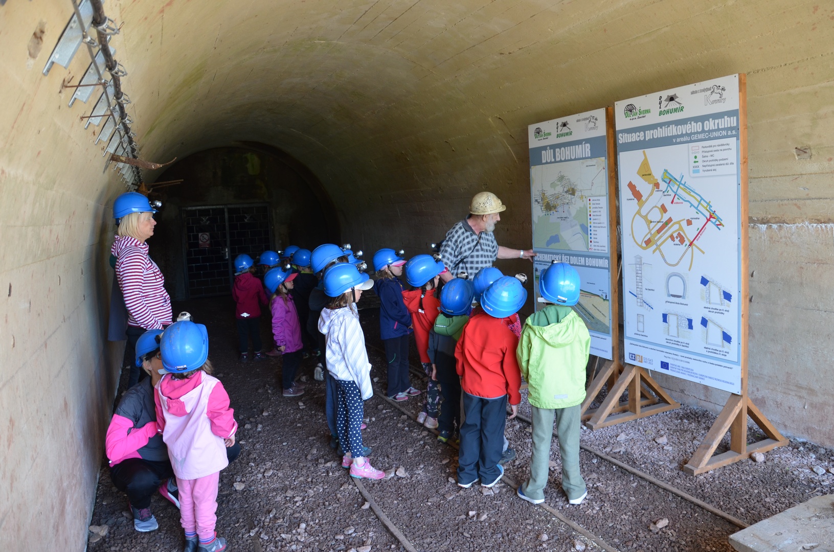 Důl Bohumír - děti