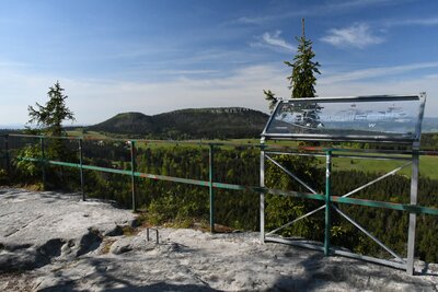 Hejšovina z vyhlídky Fort Karola