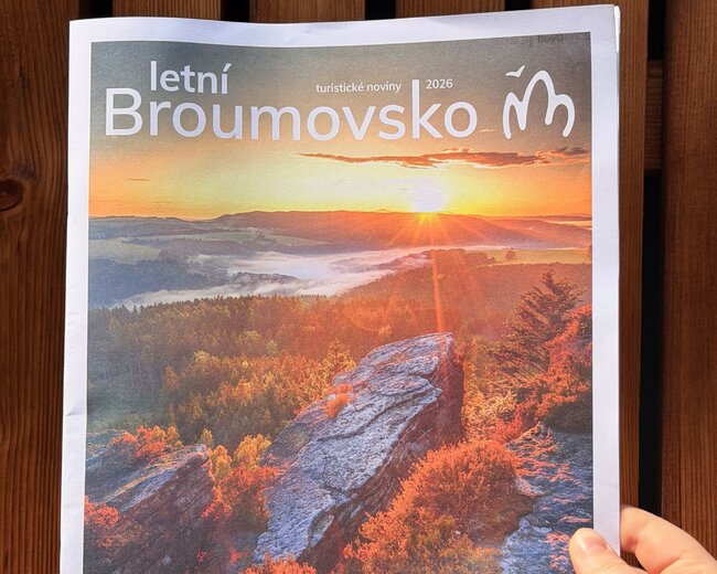 Vyšly turistické noviny letní Broumovsko