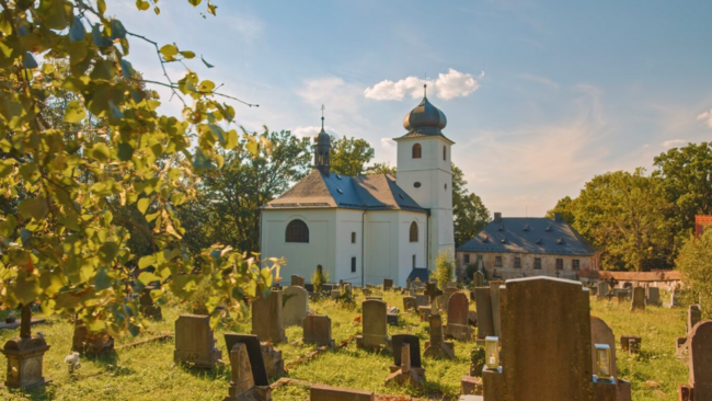 Kirche der Heiligen Georg und Martin in Martínkovice