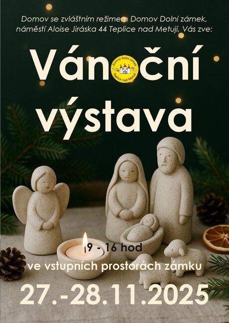 Vánoční výstava v Domově Dolní zámek